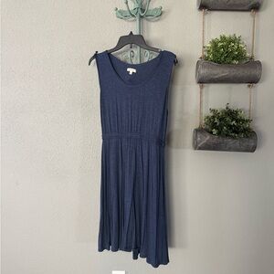 Max Studio Blue Sleeveless Top size L